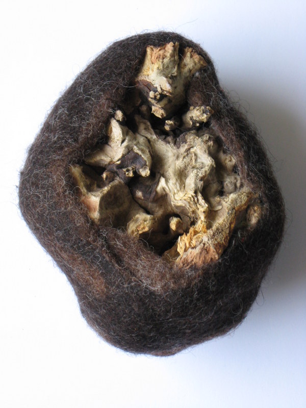 1 Filz mit Holz